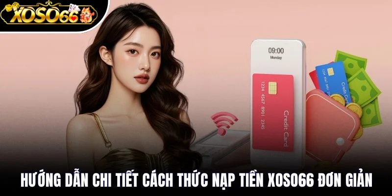Đa dạng hình thức nạp tiền Xoso66