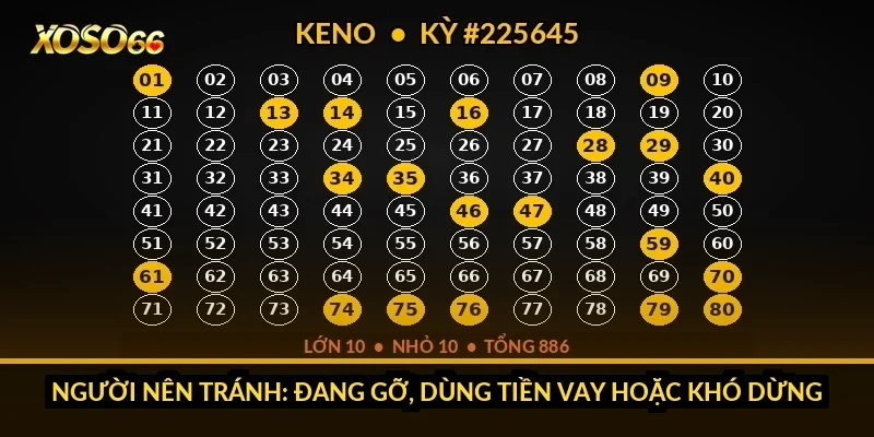 Người nên tránh: đang gỡ, dùng tiền vay hoặc khó dừng