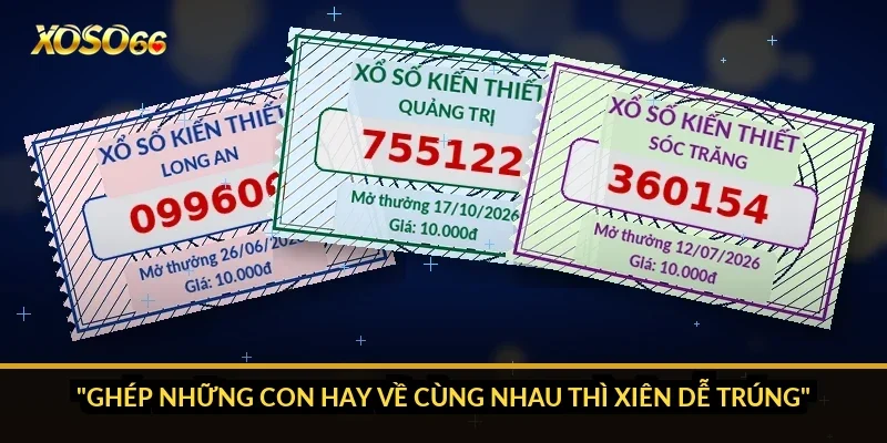 "Ghép những con hay về cùng nhau thì xiên dễ trúng"